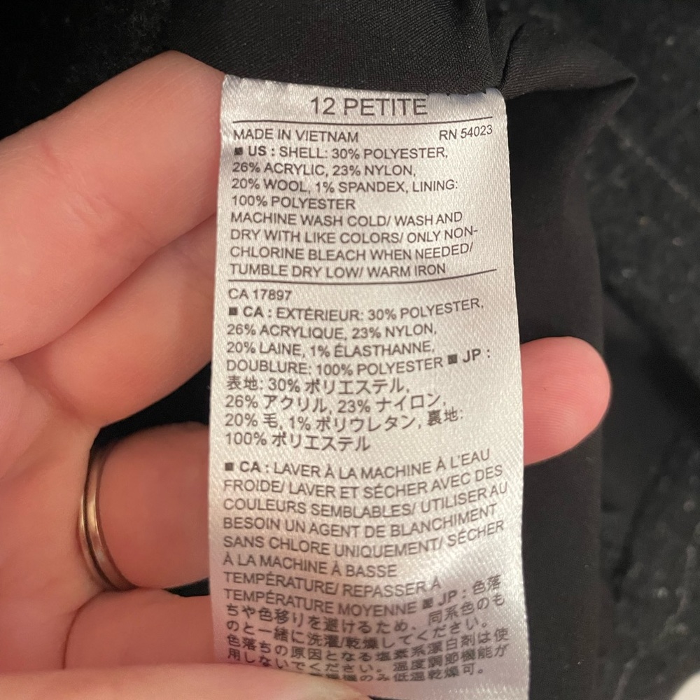 NWT Banana Republic pencil skirt wool blend - Picture 6 of 15